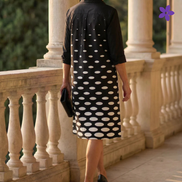 Iwona | Elegancka i stylowa sukienka midi