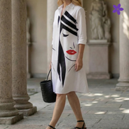 Hanna | Elegancka i stylowa sukienka midi