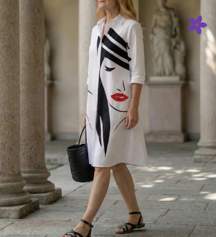 Hanna | Elegancka i stylowa sukienka midi