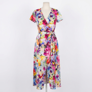 Elegancka sukienka Natalia – kolorowa łąka